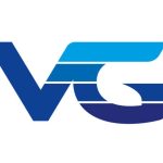 Vector Illustration of a Elegant, Modern and Colorful Lettering VG Brand Symbol Design